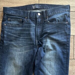 32x32 GAP Men's Dark Blue Slim Jeans
